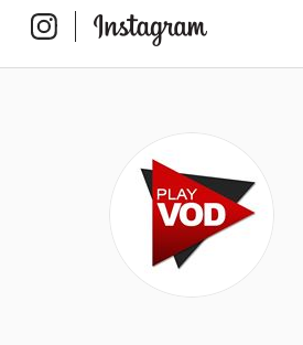 logo de PlayVOD sur Instagram