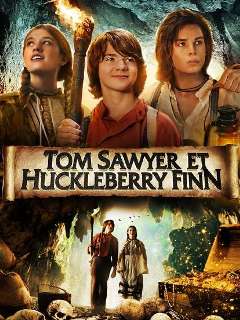 l'affiche du long-métrage « Tom Sawyer et Huckleberry Finn »